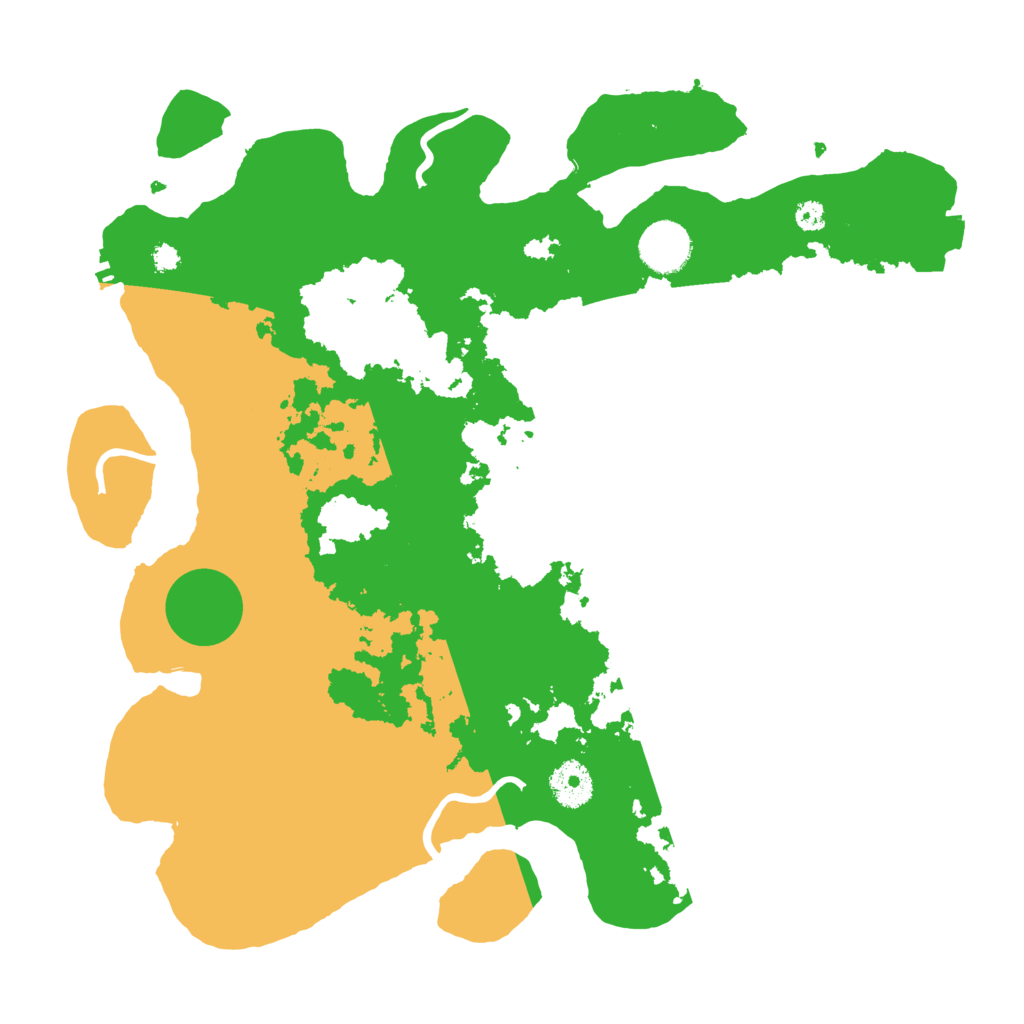 Biome Rust Map: Procedural Map, Size: 3500, Seed: 736300965
