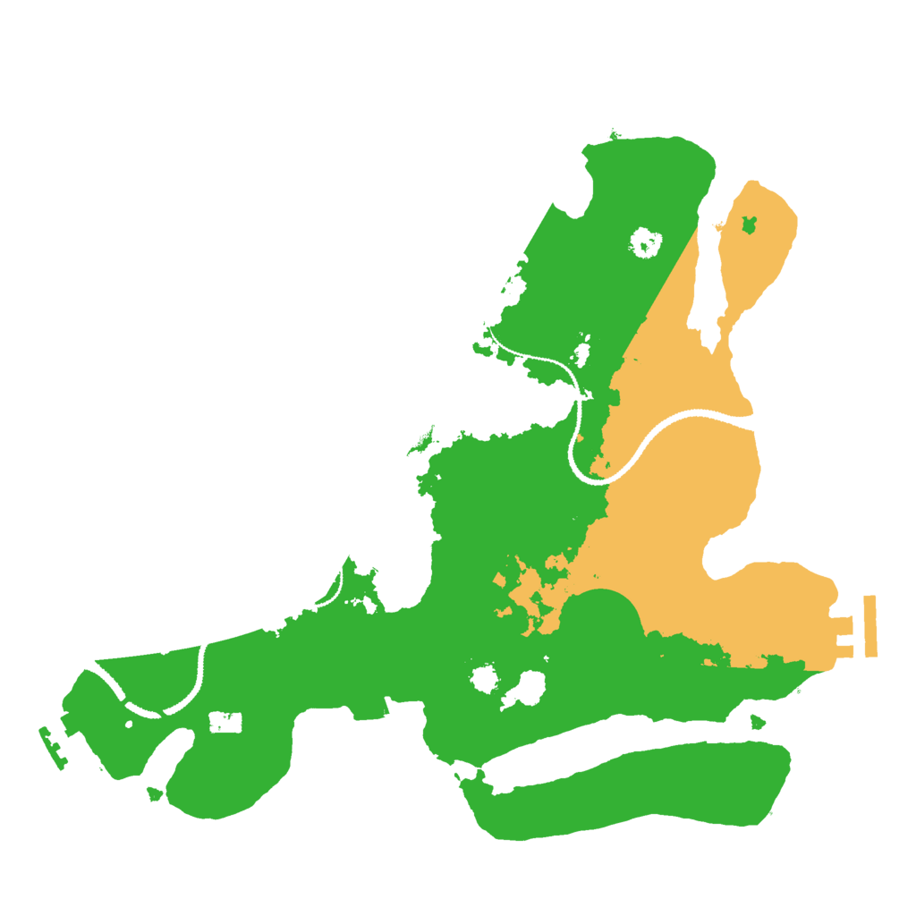 Biome Rust Map: Procedural Map, Size: 3000, Seed: 20726820