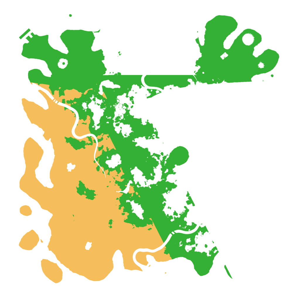 Biome Rust Map: Procedural Map, Size: 4500, Seed: 1330008461