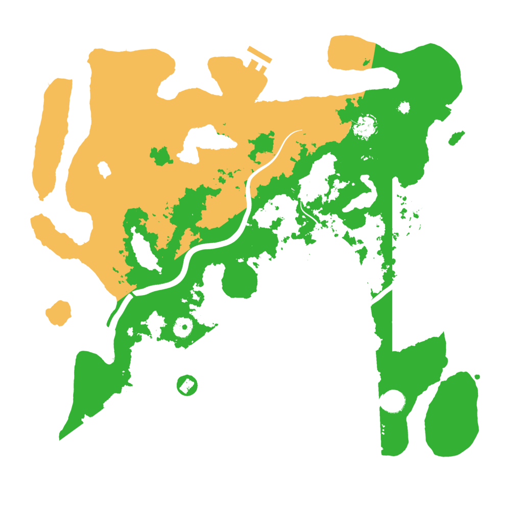 Biome Rust Map: Procedural Map, Size: 4000, Seed: 493060729