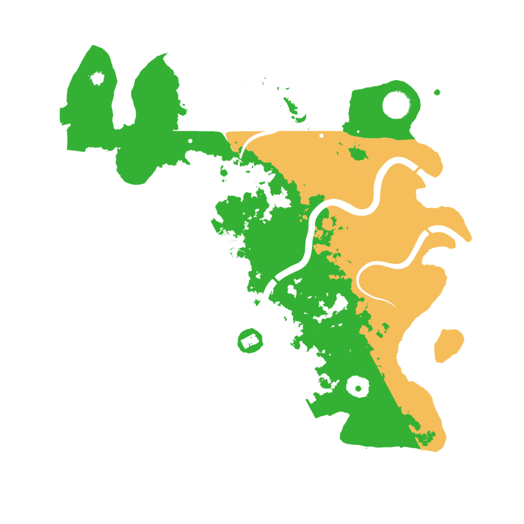 Biome Rust Map: Procedural Map, Size: 3500, Seed: 924652787