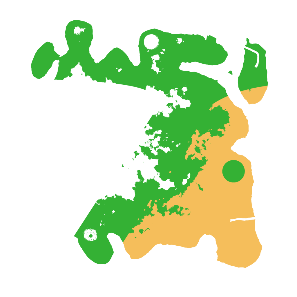 Biome Rust Map: Procedural Map, Size: 3500, Seed: 995054518