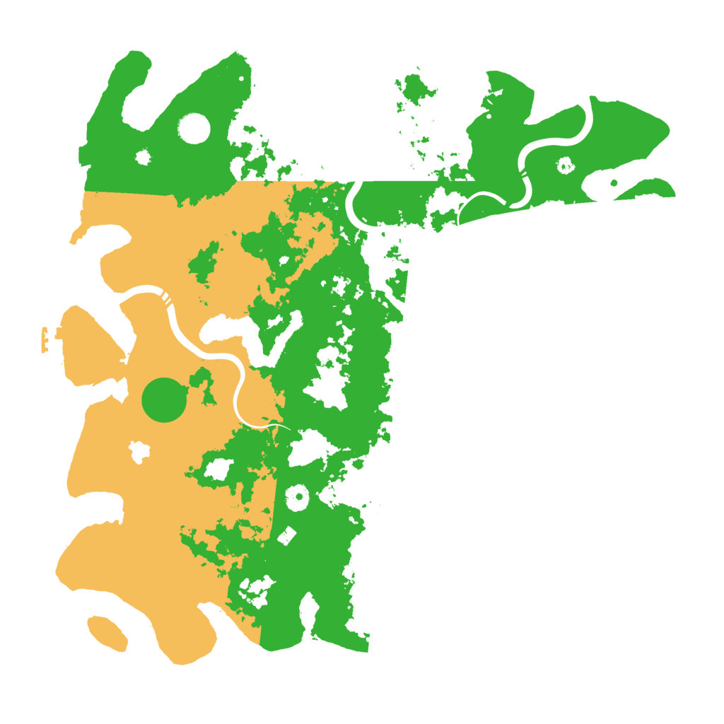 Biome Rust Map: Procedural Map, Size: 4250, Seed: 343090770