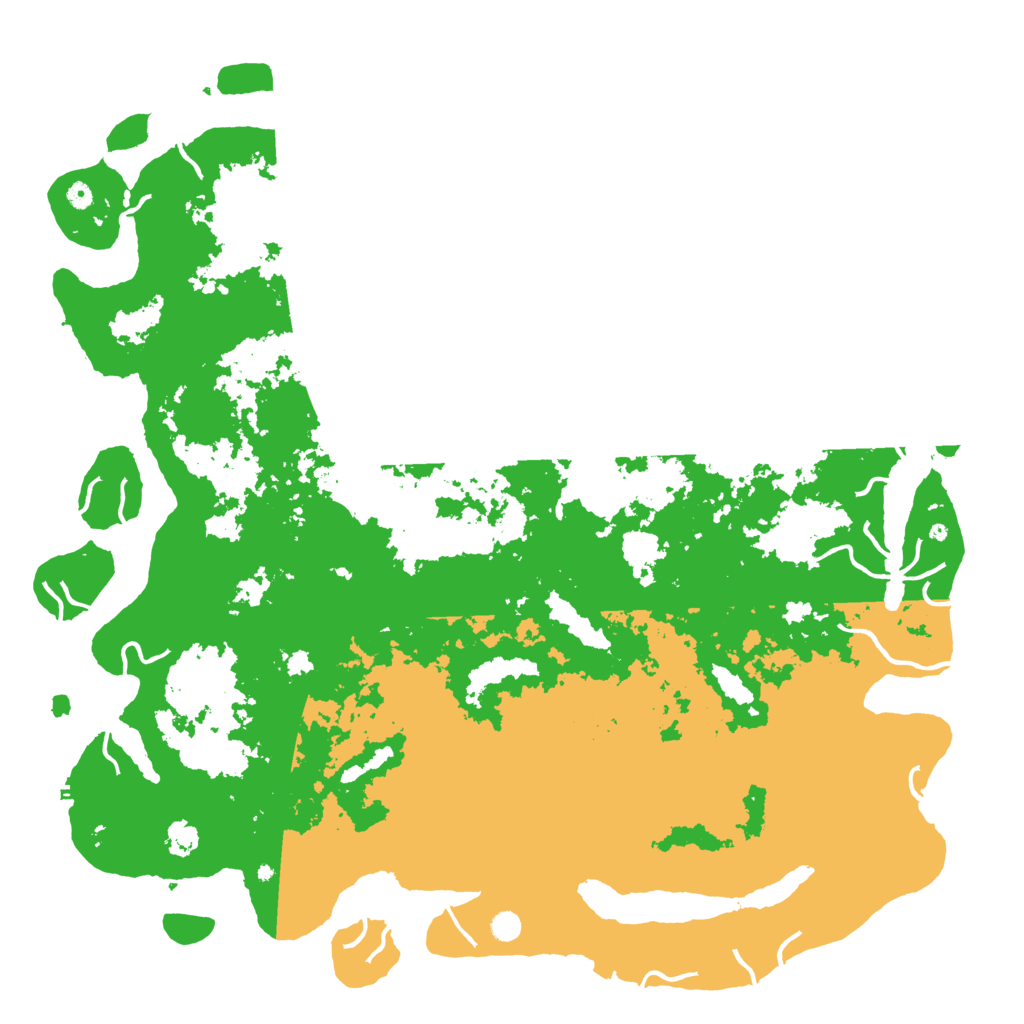 Biome Rust Map: Procedural Map, Size: 6000, Seed: 457023860