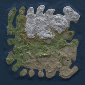 Thumbnail Rust Map: Procedural Map, Size: 4250, Seed: 958186913, 19 Monuments