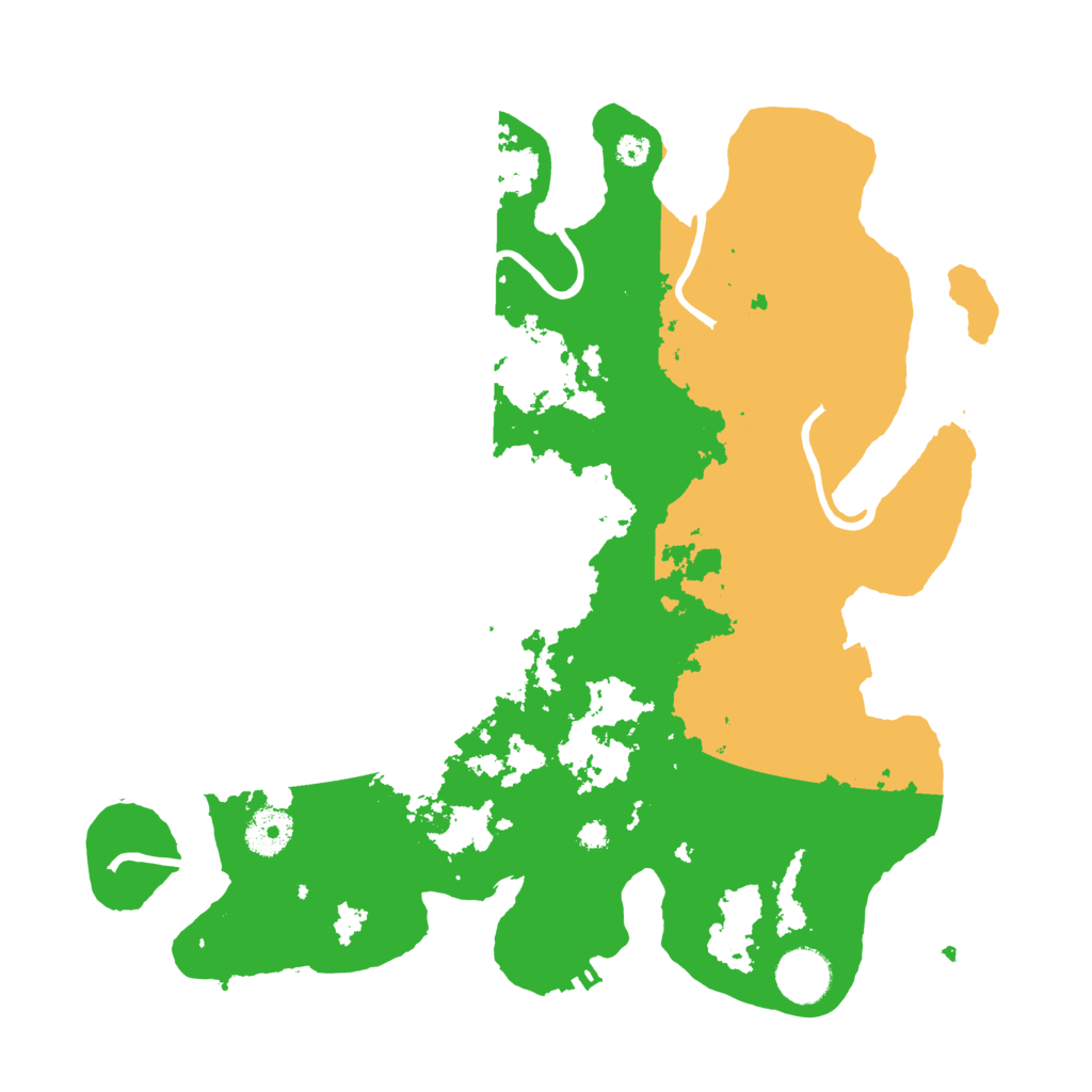 Biome Rust Map: Procedural Map, Size: 3500, Seed: 237899102