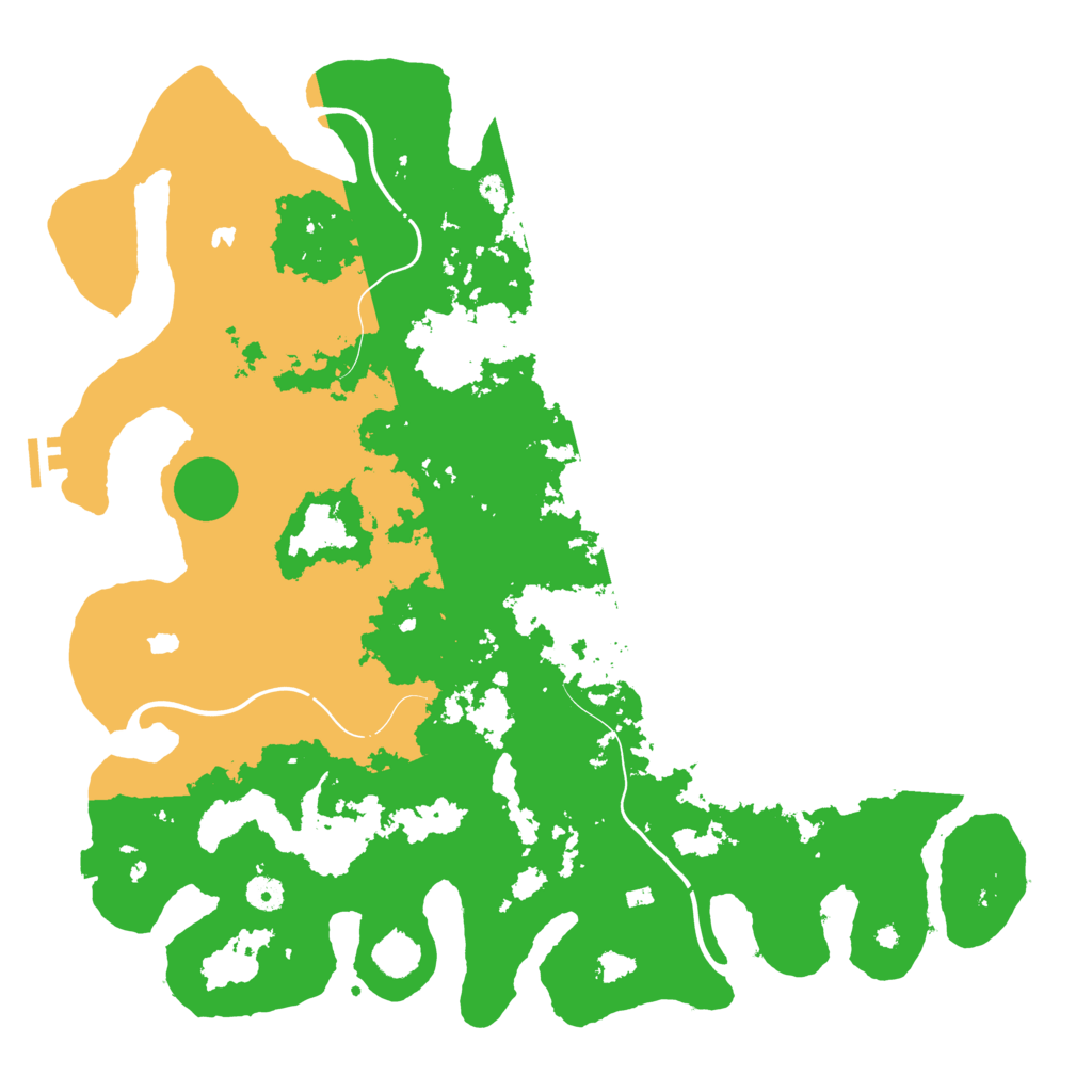 Biome Rust Map: Procedural Map, Size: 4500, Seed: 162244237