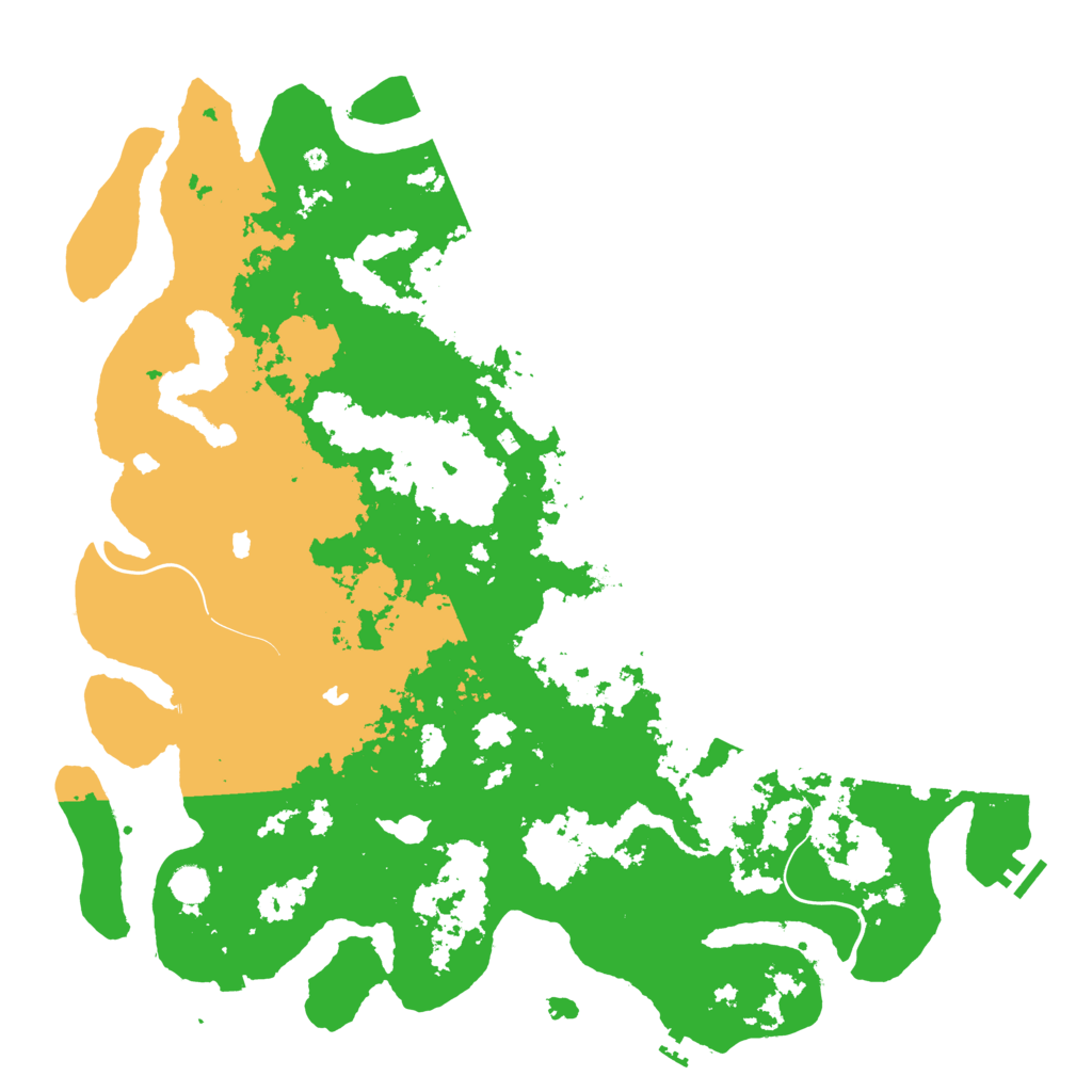 Biome Rust Map: Procedural Map, Size: 5000, Seed: 84504115