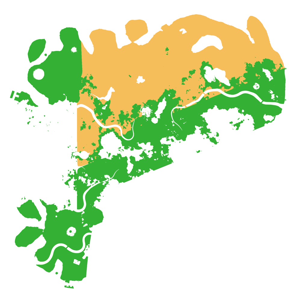 Biome Rust Map: Procedural Map, Size: 5000, Seed: 11561515