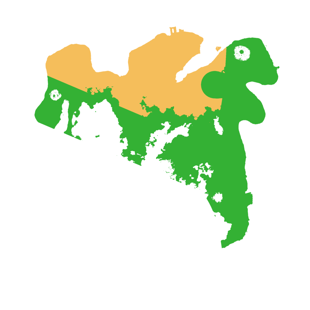 Biome Rust Map: Procedural Map, Size: 3000, Seed: 428642