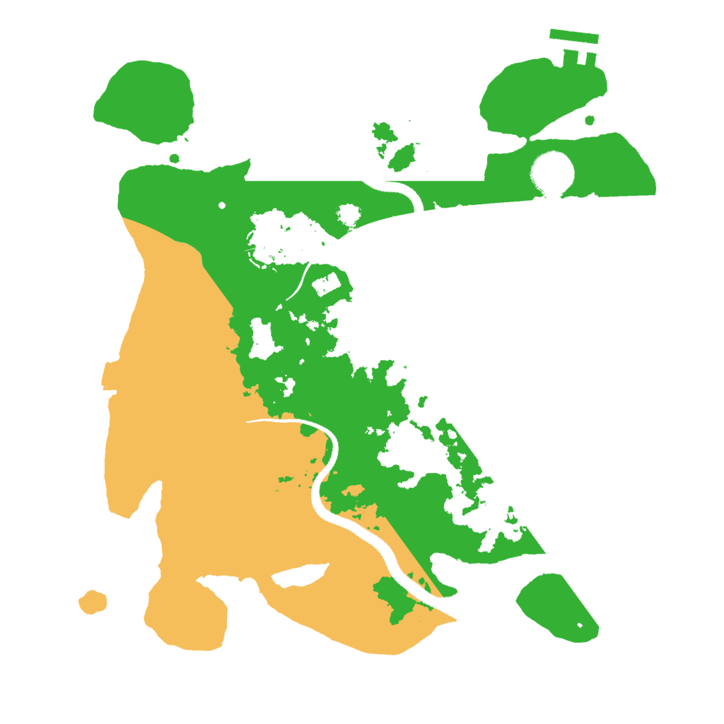 Biome Rust Map: Procedural Map, Size: 3000, Seed: 1275388569