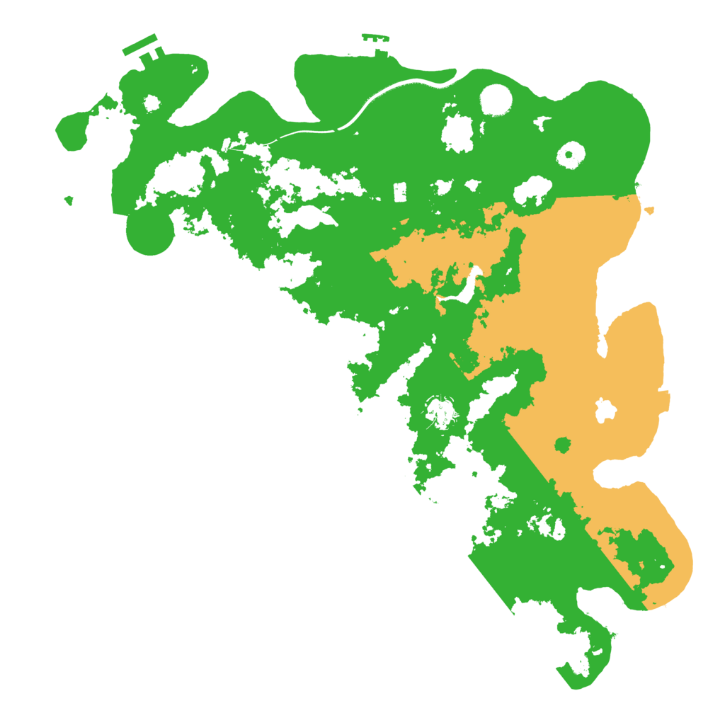 Biome Rust Map: Procedural Map, Size: 4000, Seed: 6222