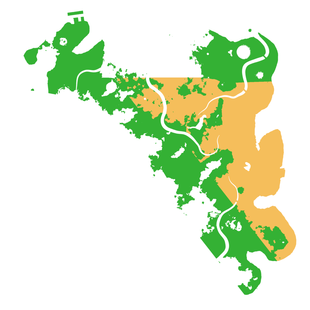 Biome Rust Map: Procedural Map, Size: 4000, Seed: 6222