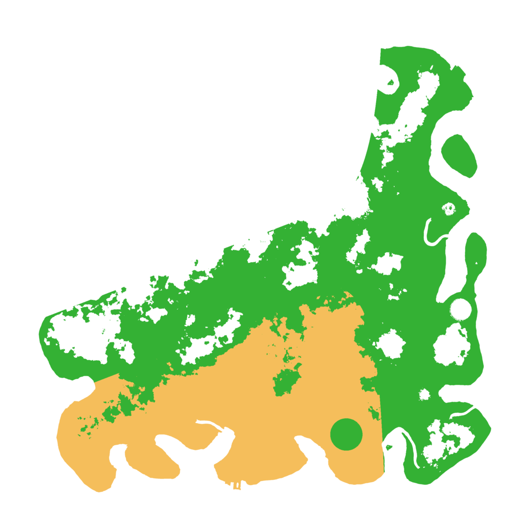Biome Rust Map: Procedural Map, Size: 4300, Seed: 1239898052