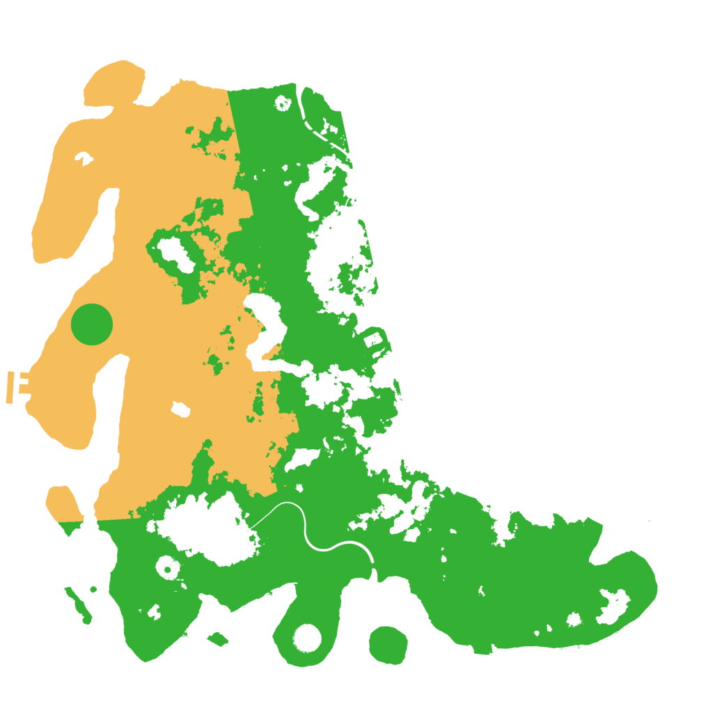 Biome Rust Map: Procedural Map, Size: 4500, Seed: 31785751