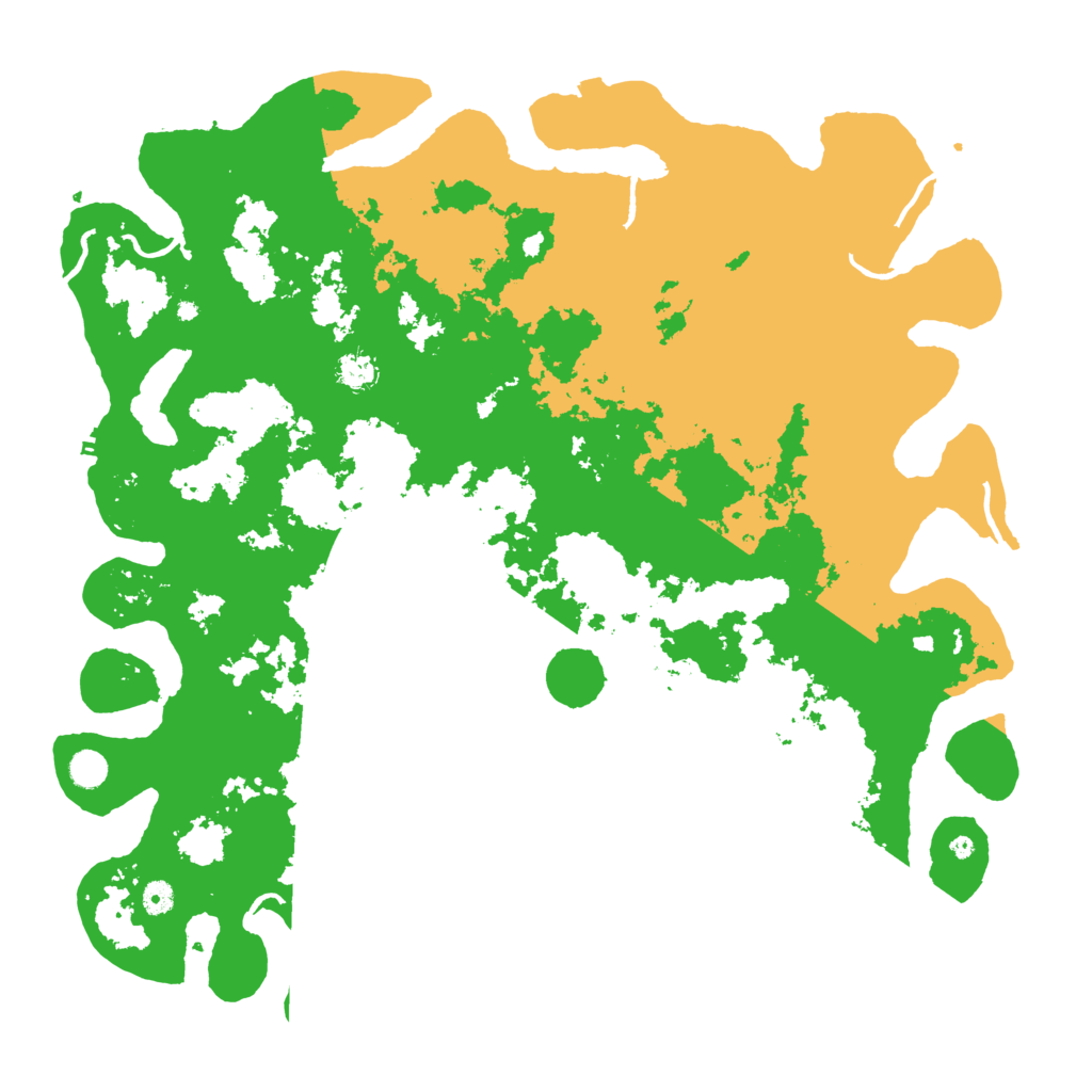 Biome Rust Map: Procedural Map, Size: 5000, Seed: 1204450