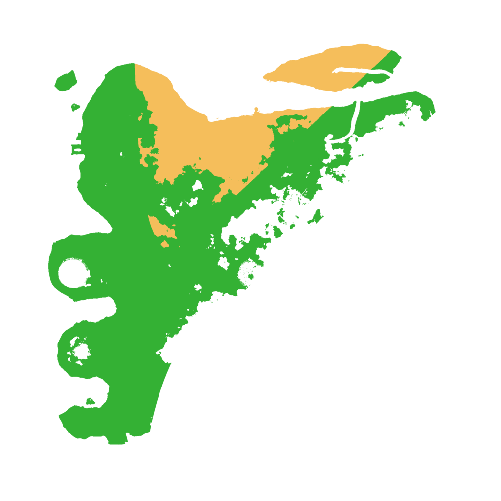 Biome Rust Map: Procedural Map, Size: 3000, Seed: 215559941
