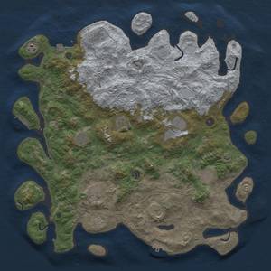 Thumbnail Rust Map: Procedural Map, Size: 4750, Seed: 502, 18 Monuments