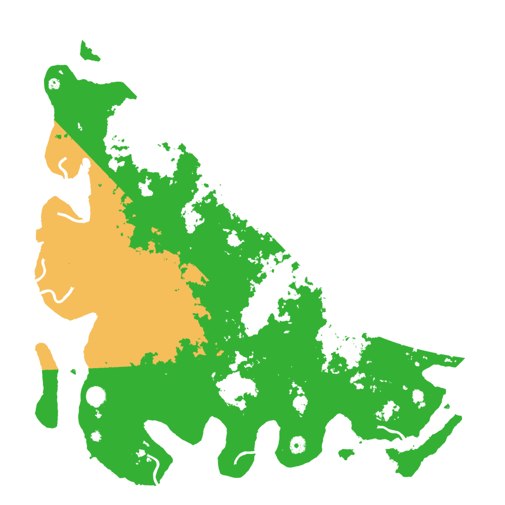 Biome Rust Map: Procedural Map, Size: 4500, Seed: 106161718