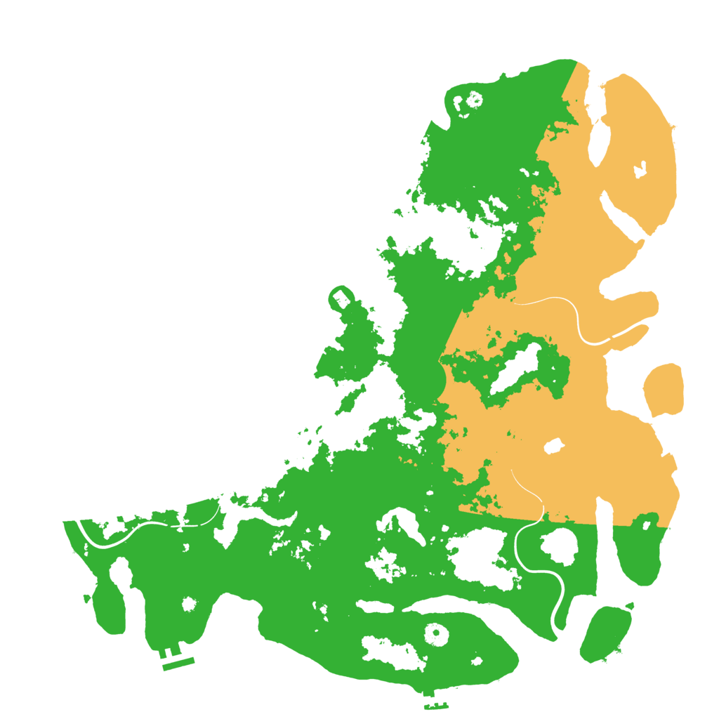 Biome Rust Map: Procedural Map, Size: 4500, Seed: 1965429037
