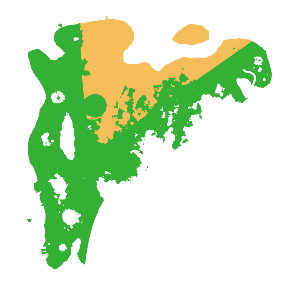 Biome Rust Map: Procedural Map, Size: 3500, Seed: 371647195