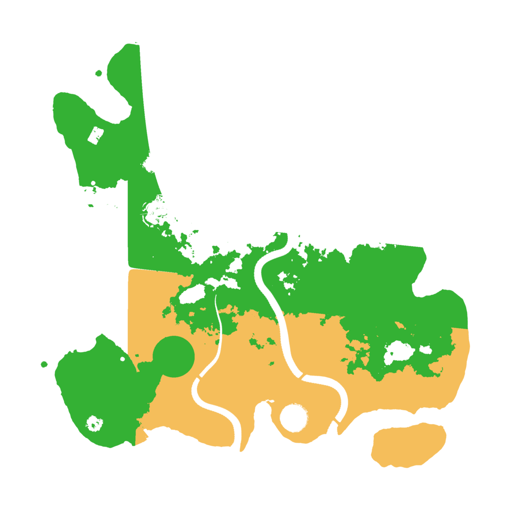 Biome Rust Map: Procedural Map, Size: 3250, Seed: 2007992996