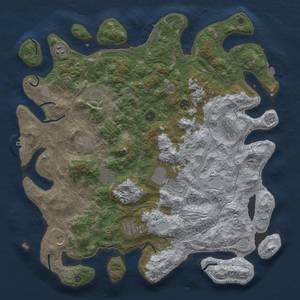 Thumbnail Rust Map: Procedural Map, Size: 4550, Seed: 1665665555, 18 Monuments