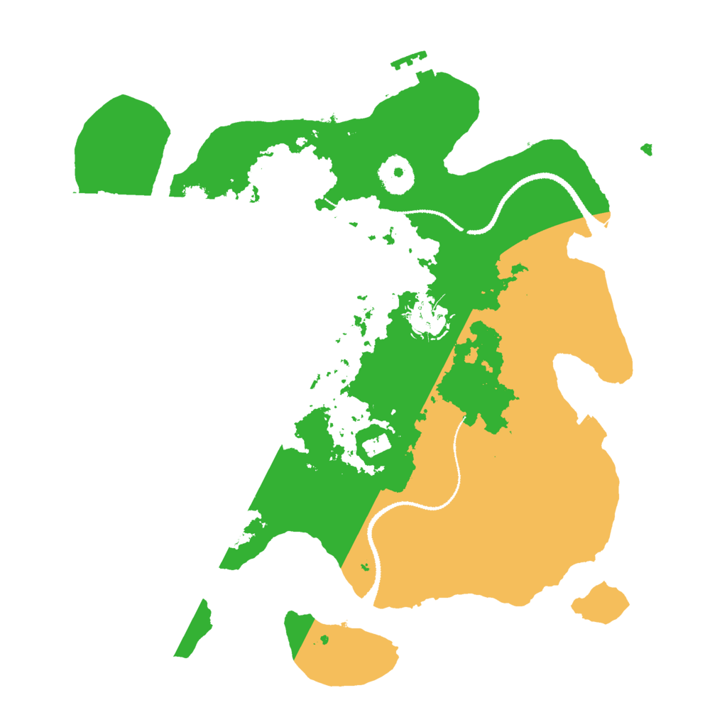 Biome Rust Map: Procedural Map, Size: 3000, Seed: 230908