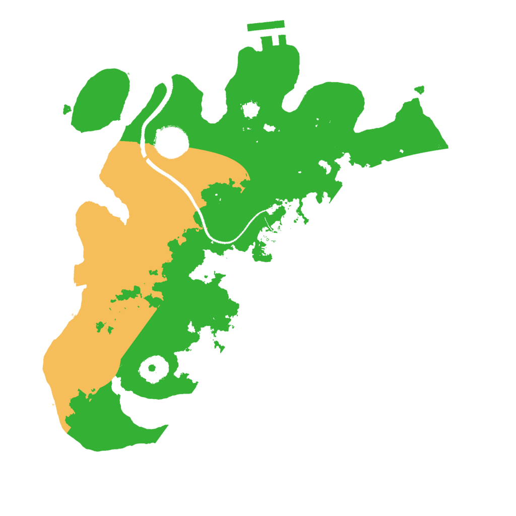 Biome Rust Map: Procedural Map, Size: 2800, Seed: 38923142