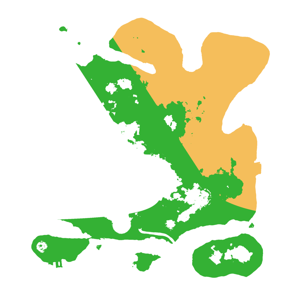 Biome Rust Map: Procedural Map, Size: 2900, Seed: 32226863
