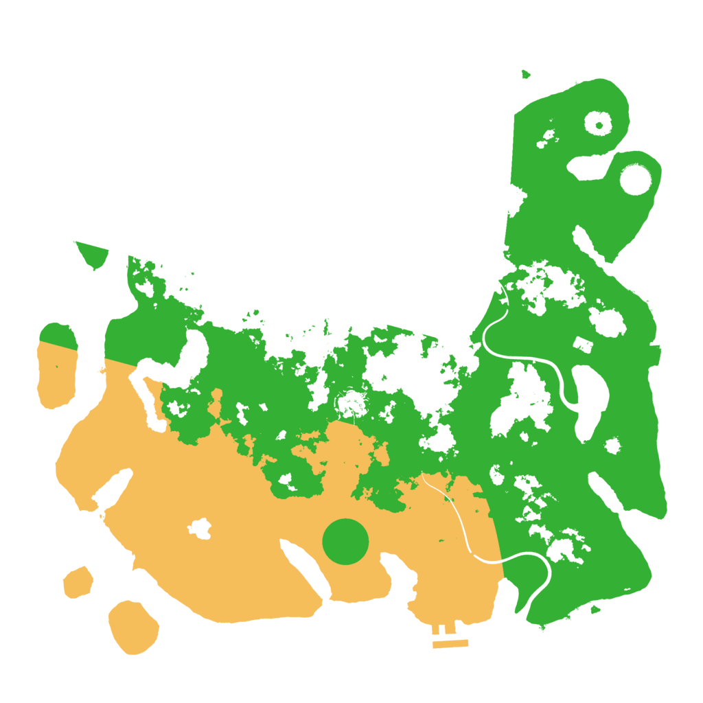Biome Rust Map: Procedural Map, Size: 4000, Seed: 755432738