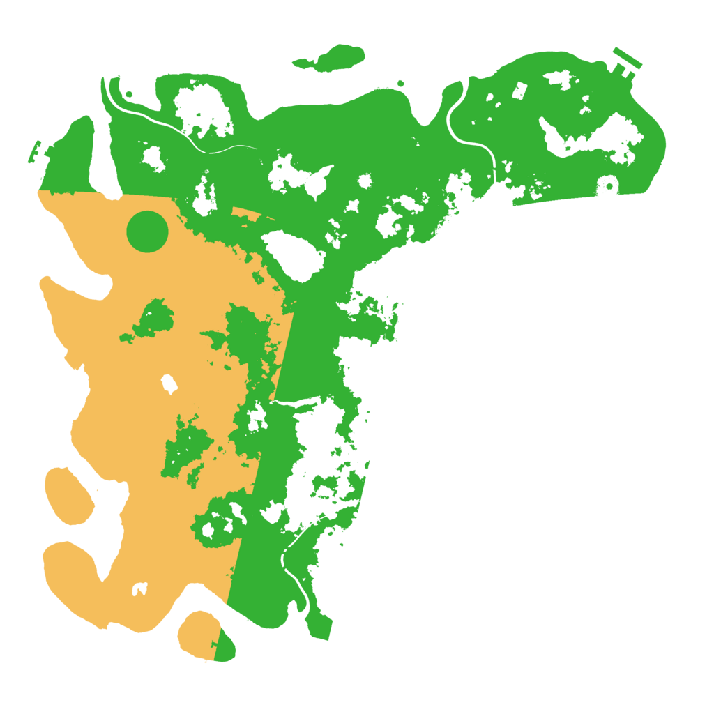 Biome Rust Map: Procedural Map, Size: 4500, Seed: 2036261927
