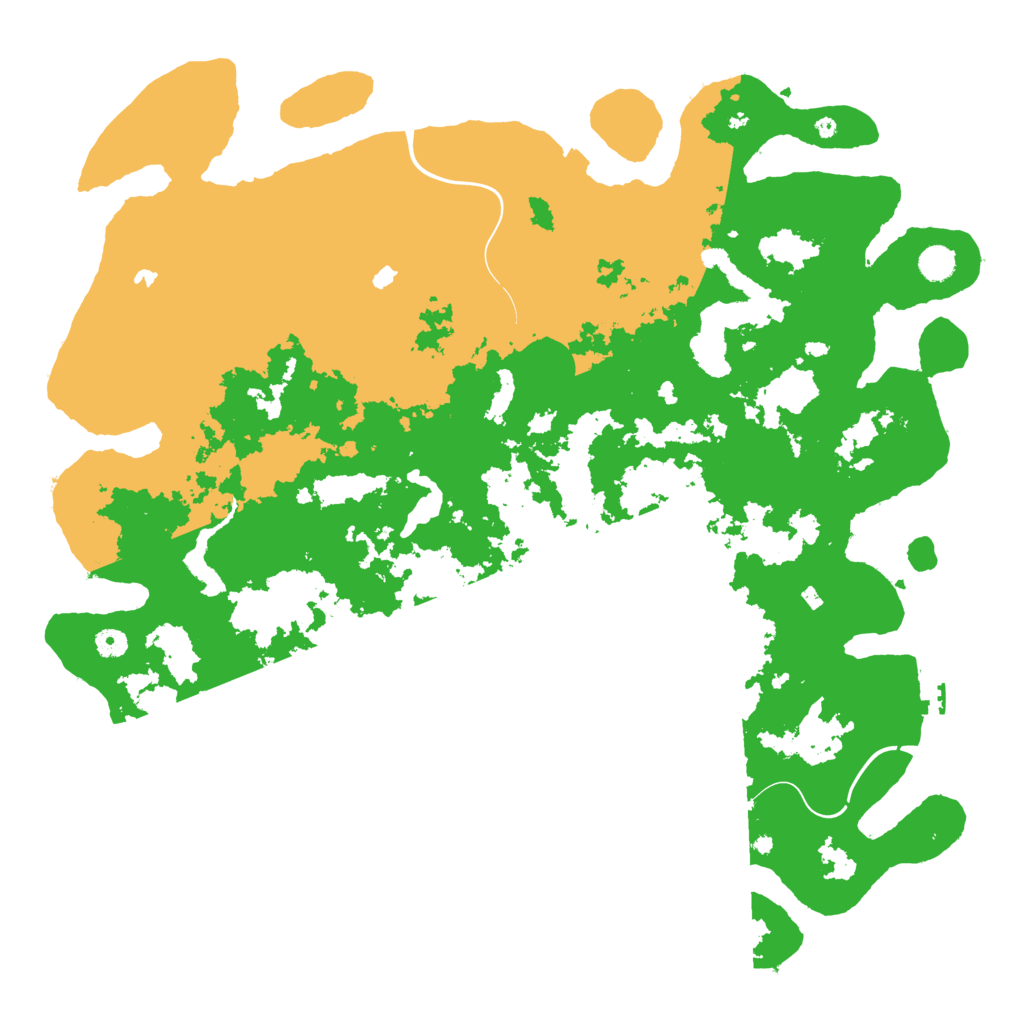 Biome Rust Map: Procedural Map, Size: 5000, Seed: 1091587207