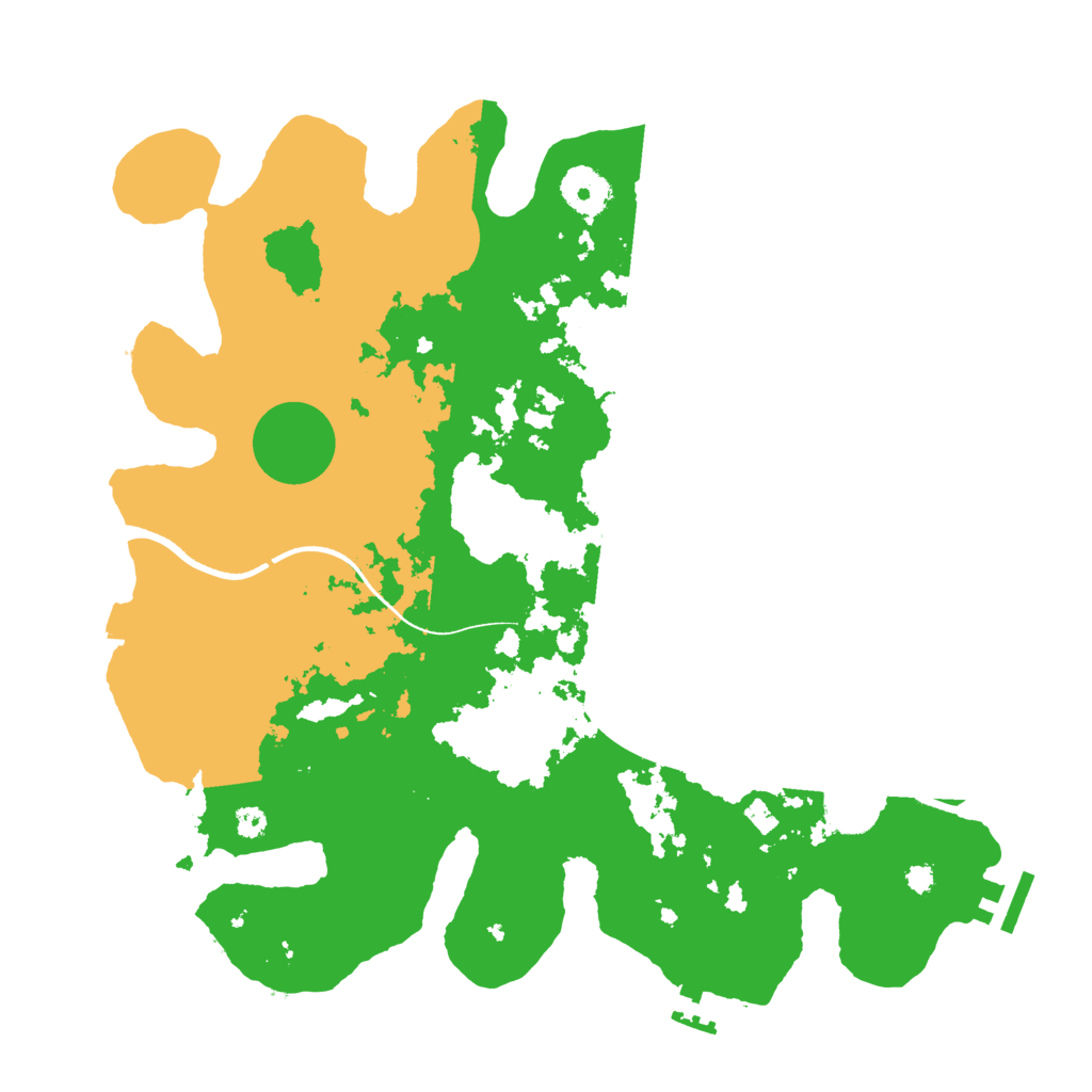Biome Rust Map: Procedural Map, Size: 3500, Seed: 410768969