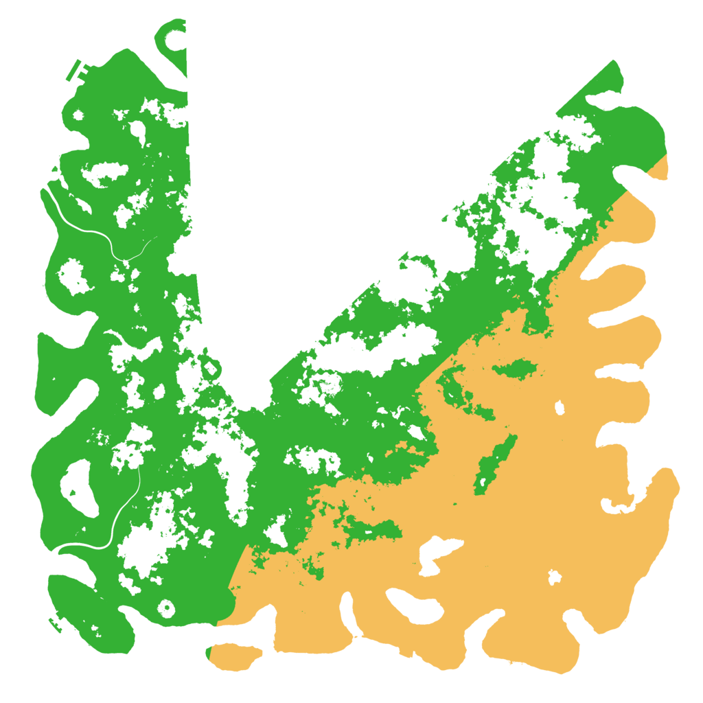 Biome Rust Map: Procedural Map, Size: 6000, Seed: 32685132