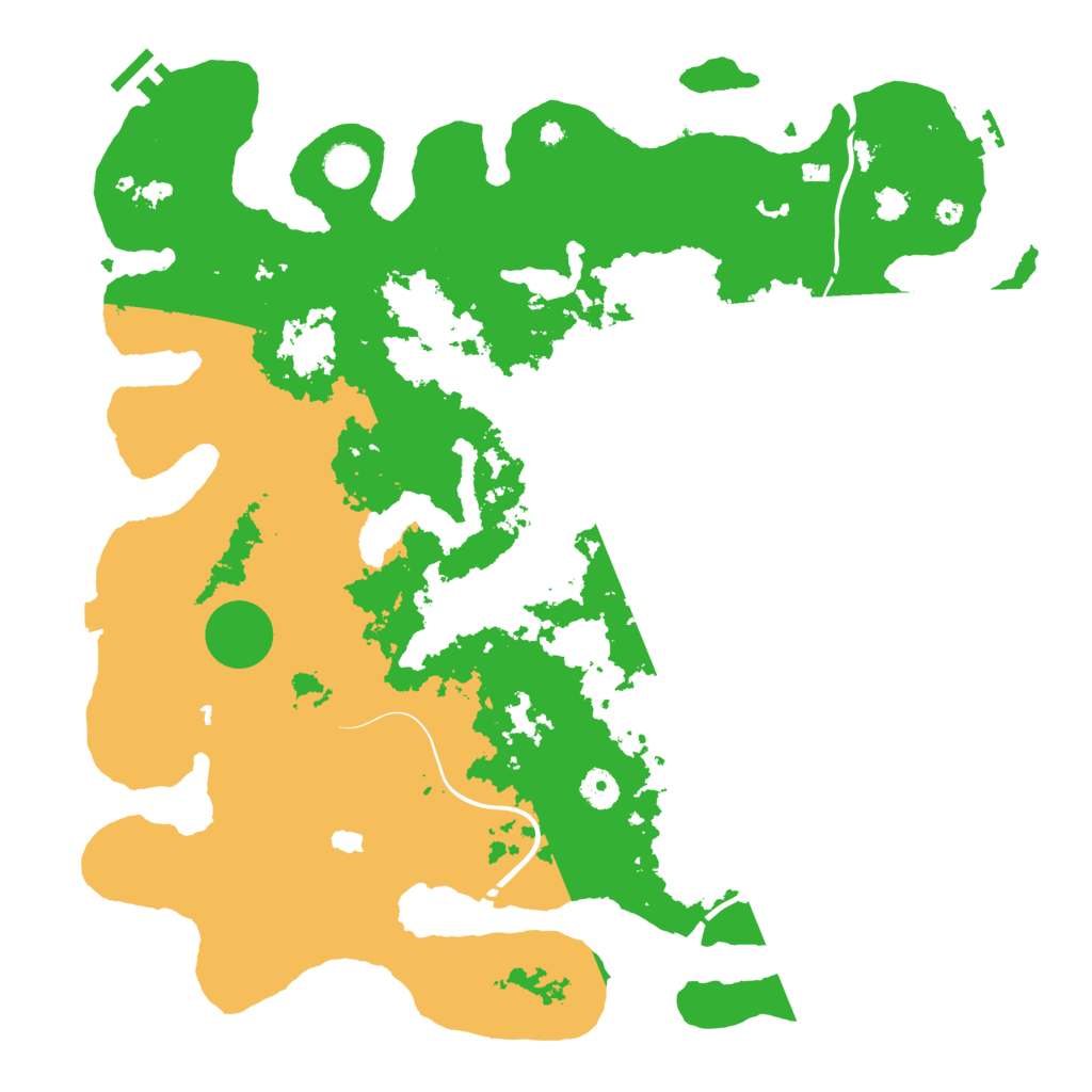 Biome Rust Map: Procedural Map, Size: 4250, Seed: 346318092