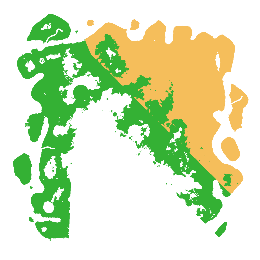 Biome Rust Map: Procedural Map, Size: 4500, Seed: 991532410