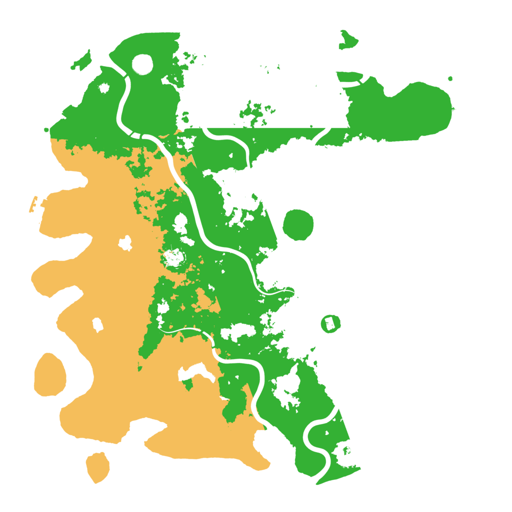 Biome Rust Map: Procedural Map, Size: 4500, Seed: 1234567896