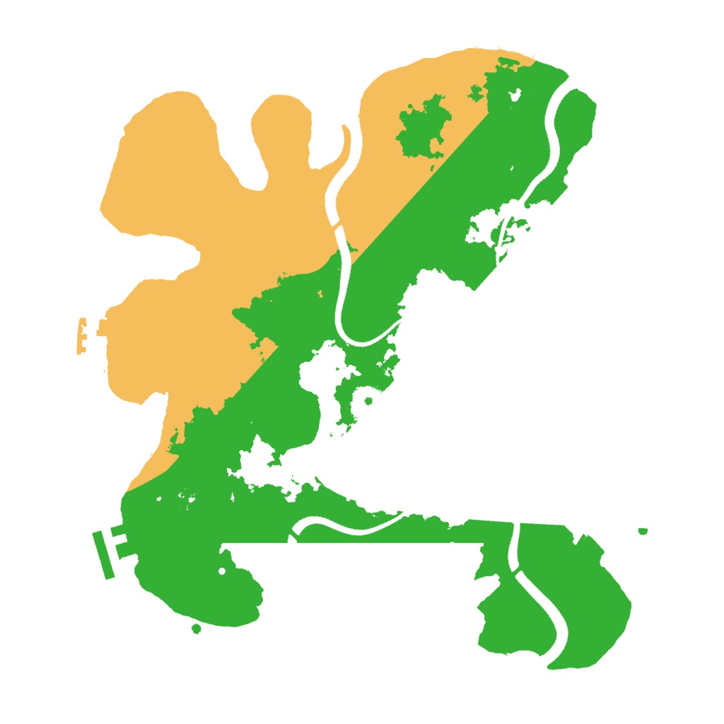 Biome Rust Map: Procedural Map, Size: 3000, Seed: 2042813675