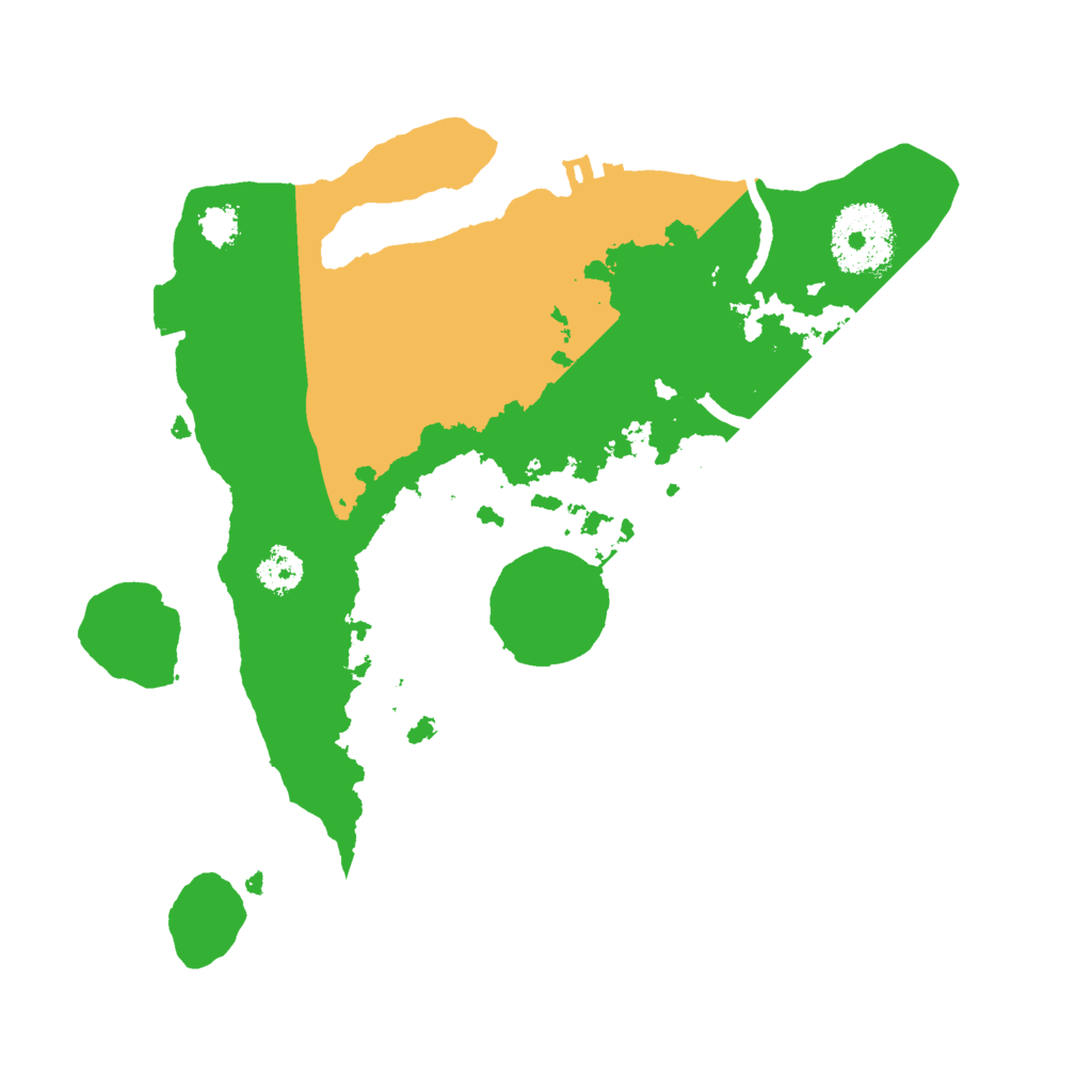 Biome Rust Map: Procedural Map, Size: 2500, Seed: 1828432652