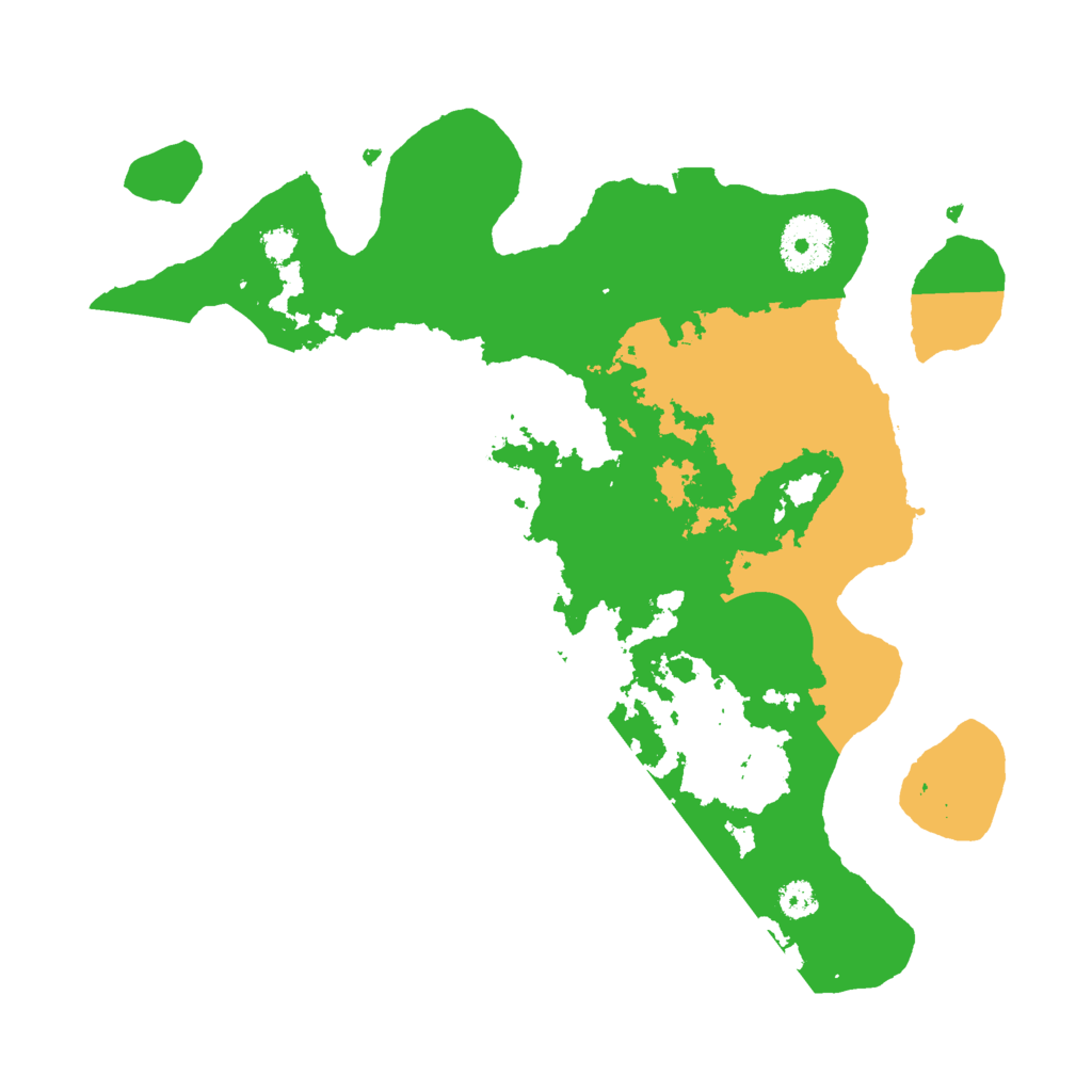 Biome Rust Map: Procedural Map, Size: 3000, Seed: 31370