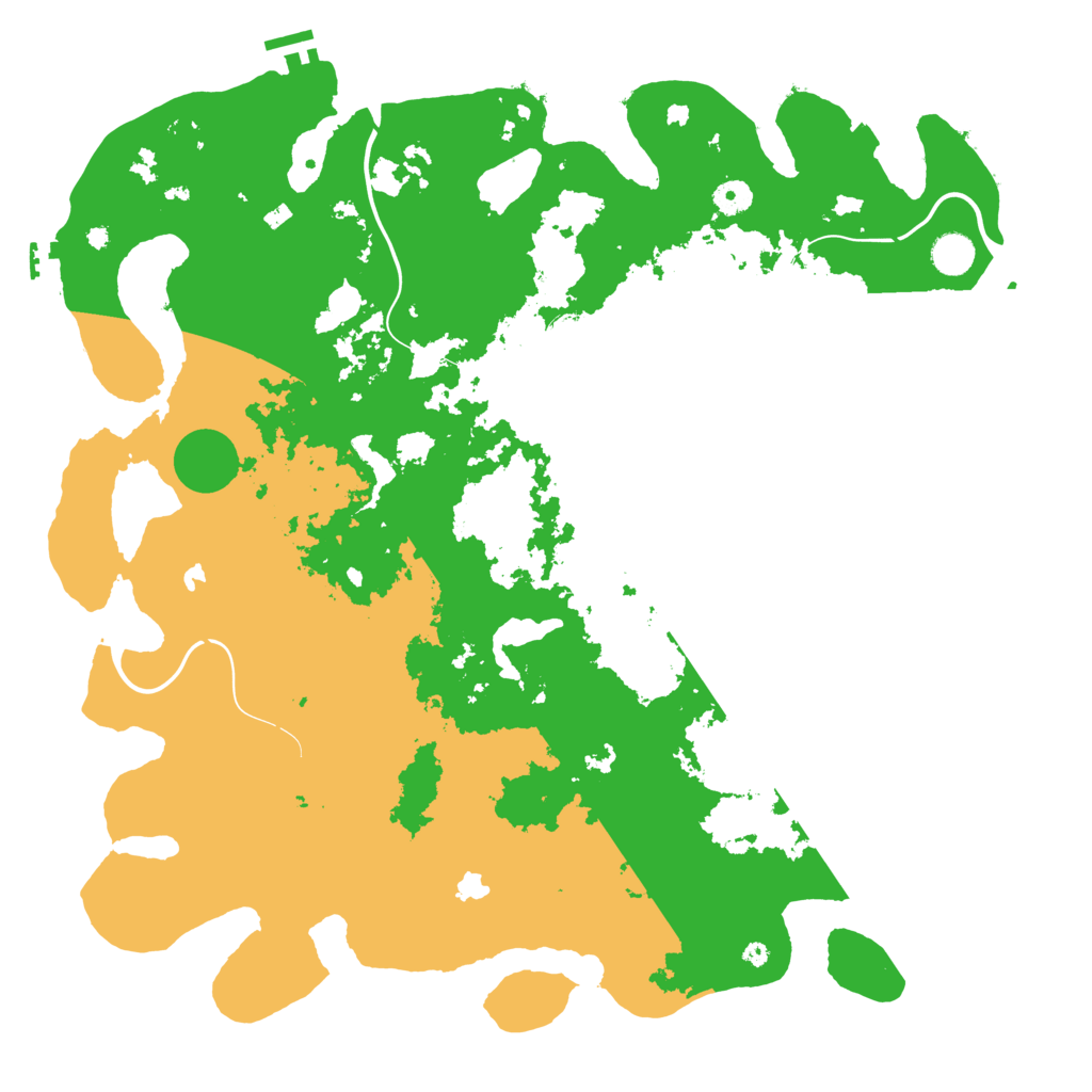Biome Rust Map: Procedural Map, Size: 4500, Seed: 1480991659