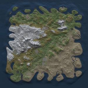 Thumbnail Rust Map: Procedural Map, Size: 5000, Seed: 1212343612, 19 Monuments