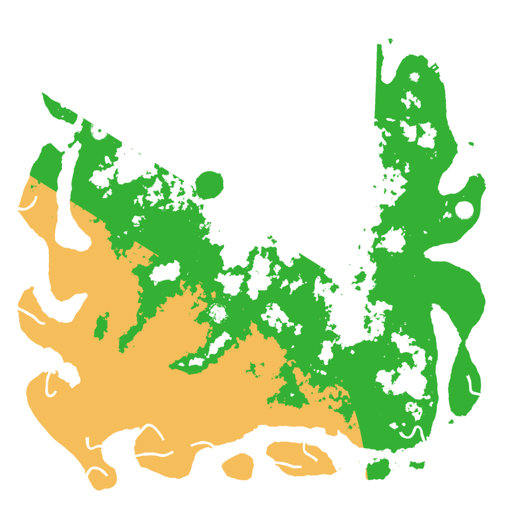 Biome Rust Map: Procedural Map, Size: 5000, Seed: 86934621