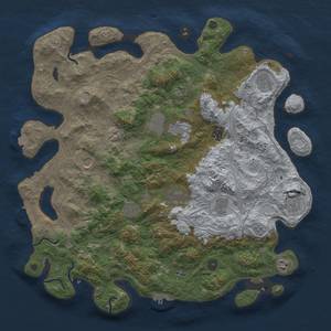Thumbnail Rust Map: Procedural Map, Size: 4500, Seed: 8972023, 19 Monuments