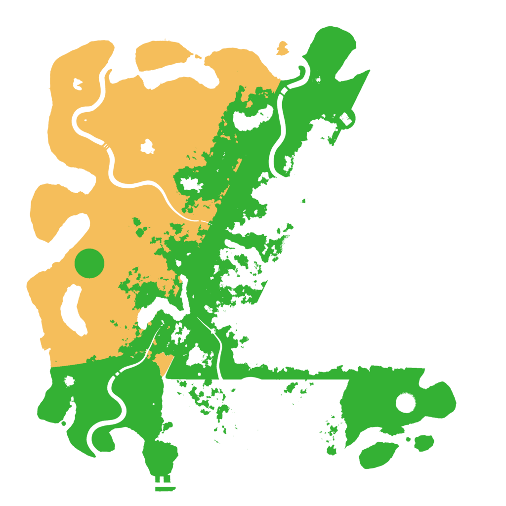 Biome Rust Map: Procedural Map, Size: 4500, Seed: 8972023