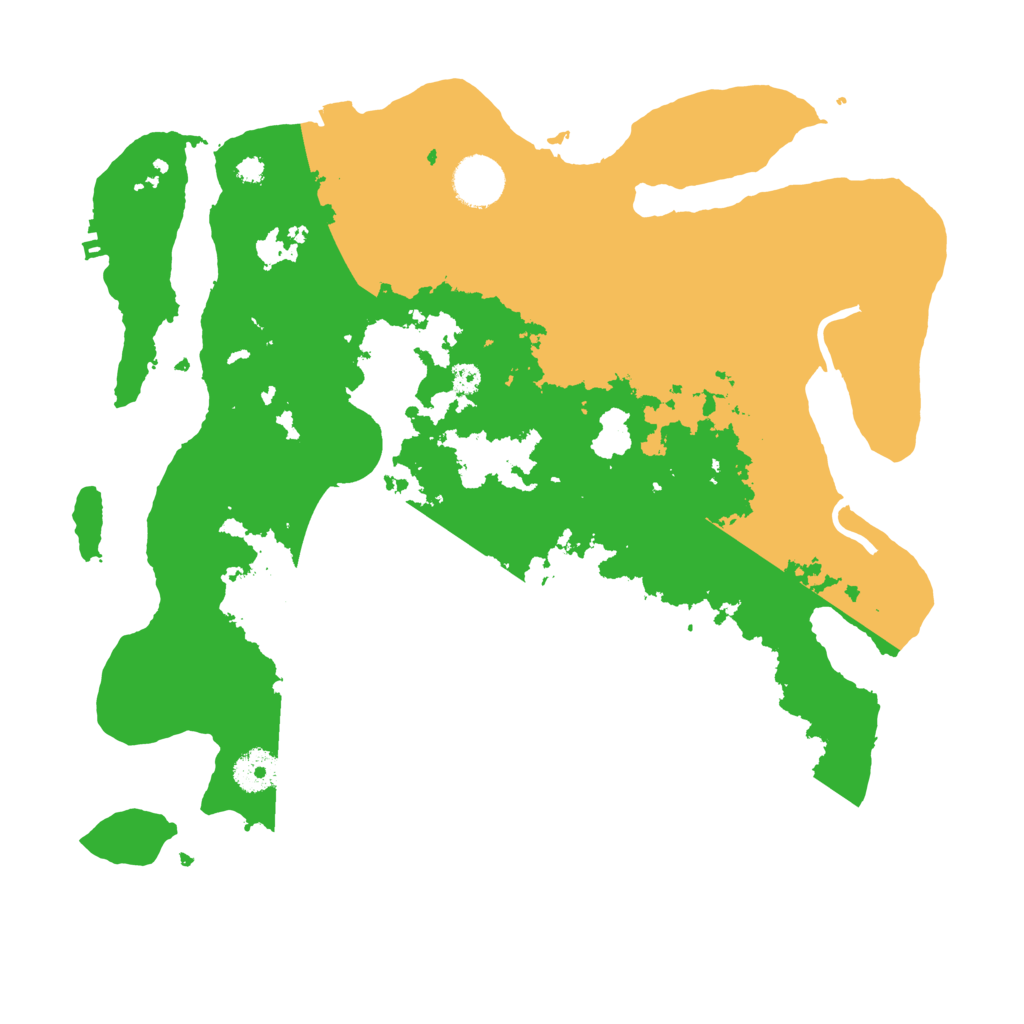 Biome Rust Map: Procedural Map, Size: 3500, Seed: 55724851