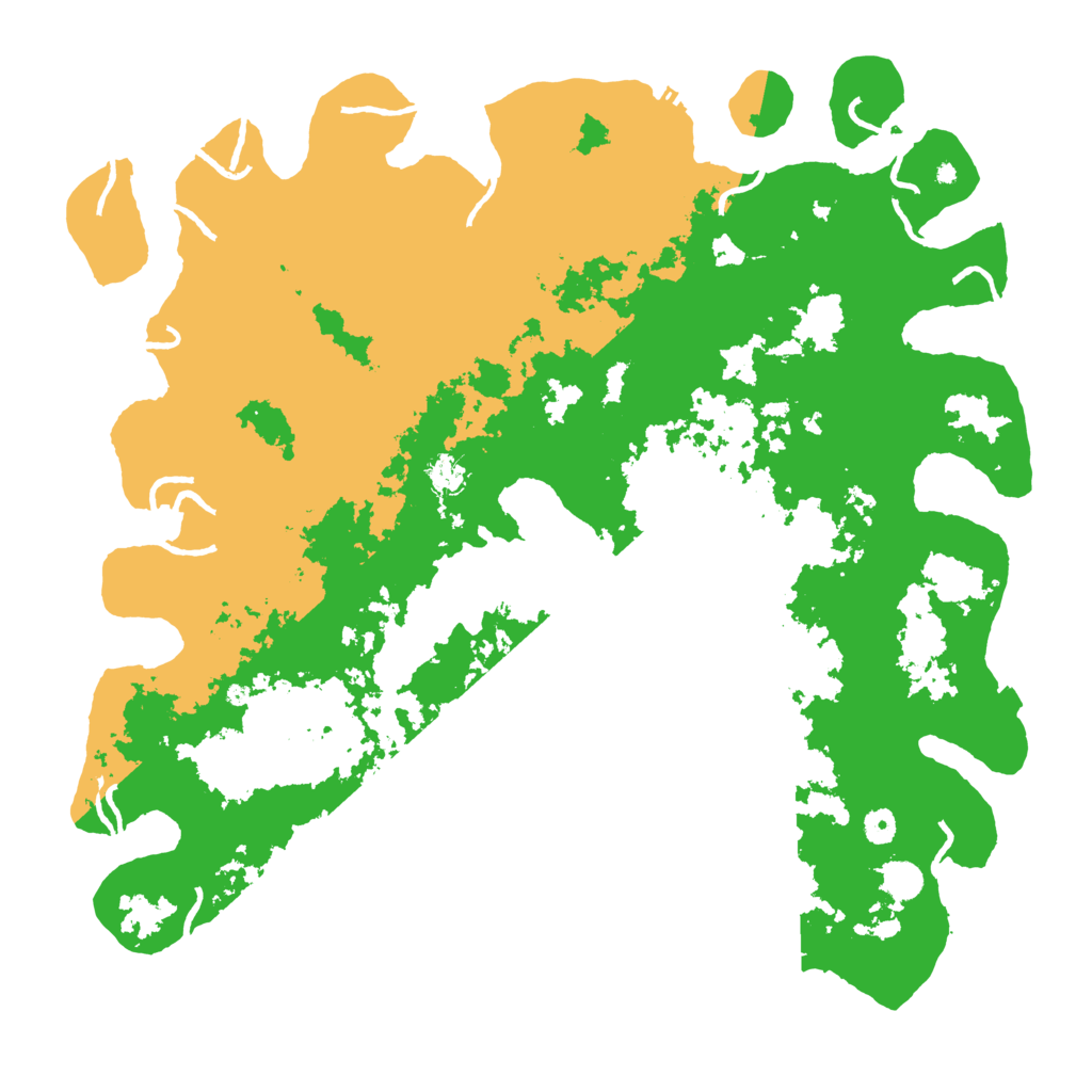 Biome Rust Map: Procedural Map, Size: 5000, Seed: 70923