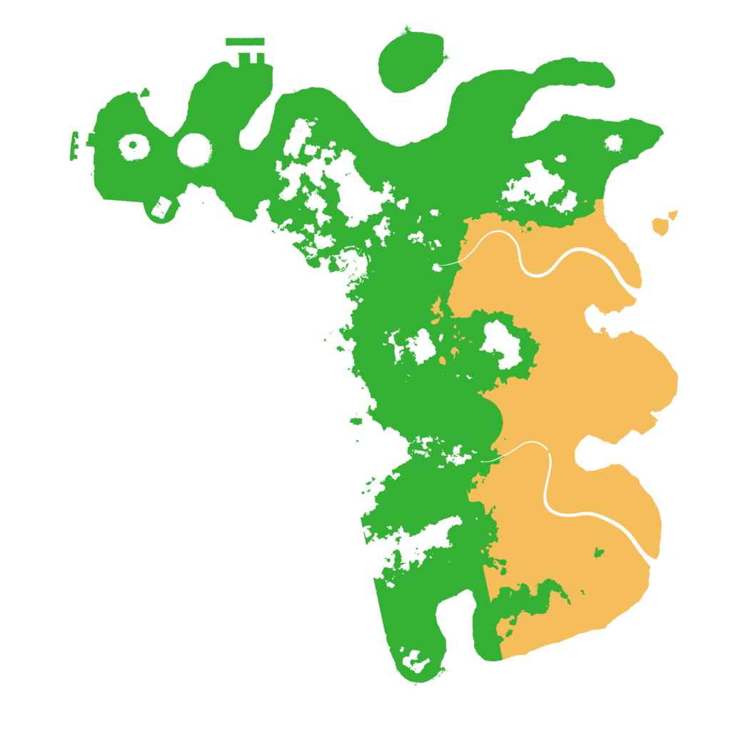 Biome Rust Map: Procedural Map, Size: 3800, Seed: 783137058