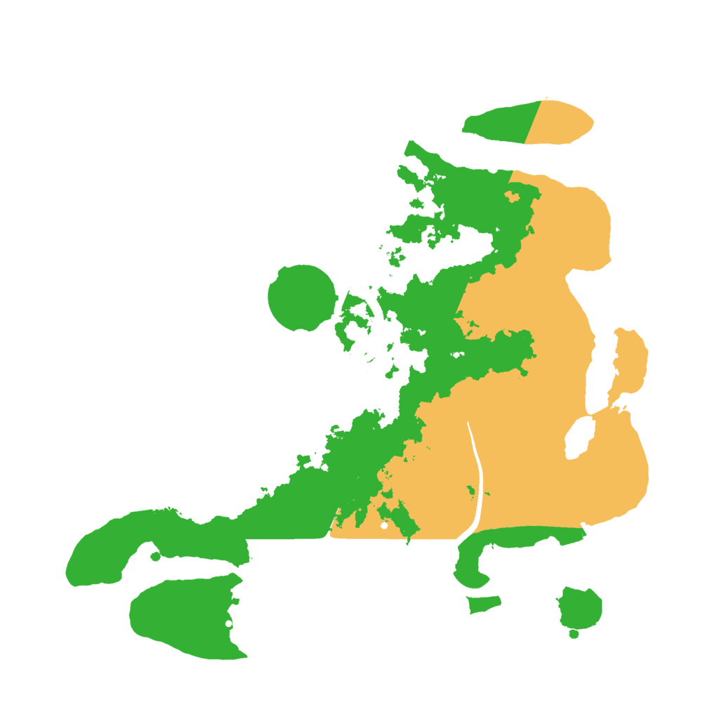 Biome Rust Map: Procedural Map, Size: 3000, Seed: 10186588